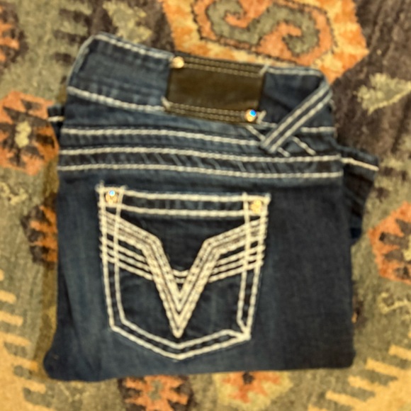 Vigoss Stretch Denim The Chelsea Slim Boot Cut Jeans Size 9/10 - Picture 11 of 11